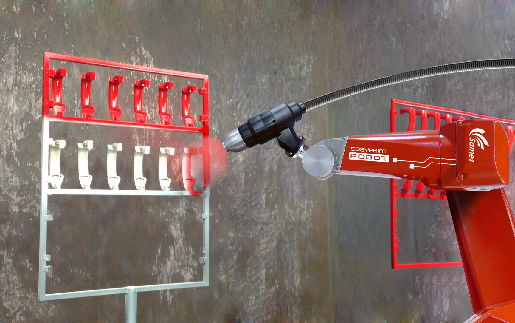 机器人单机喷涂工作站